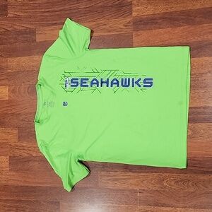 NFL SEAHAWKS Boys XL 18 Green Team Fan Apparel Tee T-shirt